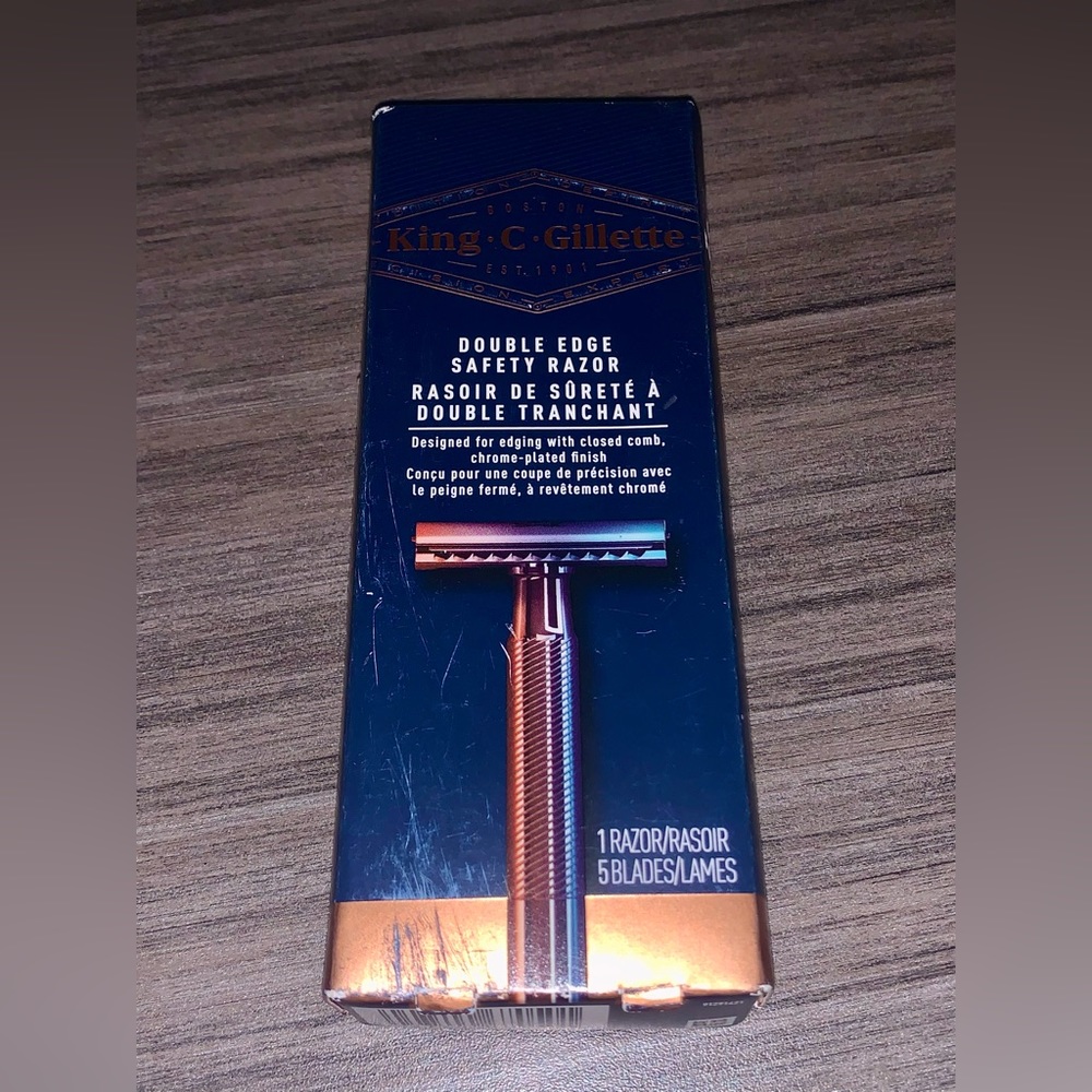 King C Gillette NEW Double Edge Safety Razor 🪒